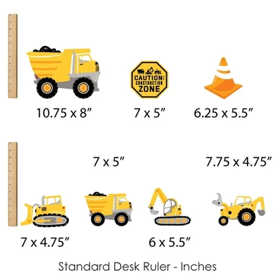 Big Dot Of Happiness Dig It - Construction Party Zone - Baby Shower Or Birthday Party Centerpiece Sticks - Showstopper Table Toppers - 35 Pieces 8 Big Dot Of Happiness Dig It - Construction Party Zone - Baby Shower Or Birthday Party Centerpiece Sticks - Showstopper Table Toppers - 35 Pieces - Image 6