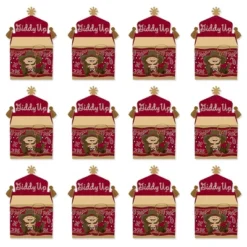 Big Dot Of Happiness Little Cowboy - Treat Box Party Favors - Western Baby Shower Or Birthday Party Goodie Gable Boxes - Set Of 12 -Party Planers Store GUEST 79650ca6 bfc7 4ba7 92ac d2b481cf990a