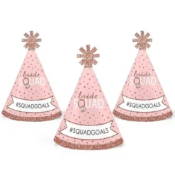 Big Dot Of Happiness Bride Squad - Mini Cone Rose Gold Bridal Shower Or Bachelorette Party Hats - Small Little Party Hats - Set Of 8 -Party Planers Store GUEST 7a244465 26dd 4afa b0a1 716a805d4b08