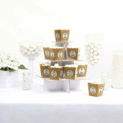 Big Dot Of Happiness We Still Do - Party Mini Favor Boxes - 50th Wedding Anniversary Party Treat Candy Boxes - Set Of 12