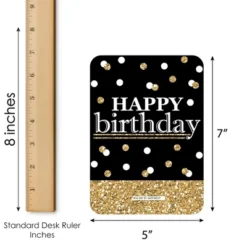 Big Dot Of Happiness Adult Happy Birthday - Gold - Find The Guest Bingo Cards And Markers - Birthday Party Bingo Game - Set Of 18 -Party Planers Store GUEST 7a7e6064 453c 4257 ab73 d5d20a778fed