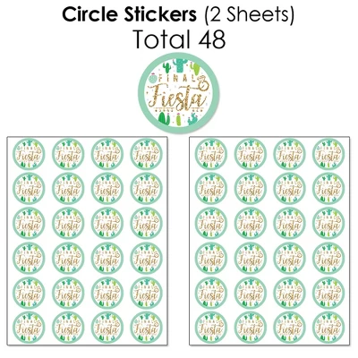 Big Dot Of Happiness Final Fiesta - Last Fiesta Bachelorette Party Candy Favor Sticker Kit - 304 Pieces 6 Big Dot Of Happiness Final Fiesta - Last Fiesta Bachelorette Party Candy Favor Sticker Kit - 304 Pieces - Image 4