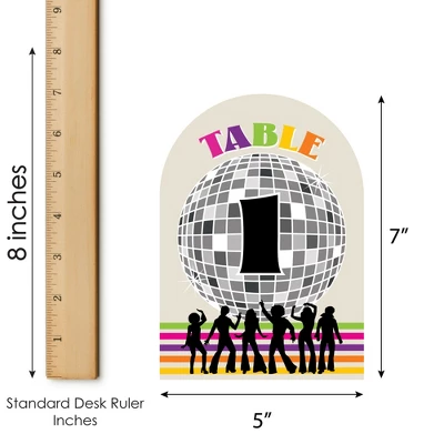 Big Dot Of Happiness 70’s Disco - 1970s Disco Fever Party Double-Sided 5 X 7 Inches Cards - Table Numbers - 1-20 8 Big Dot Of Happiness 70’s Disco - 1970s Disco Fever Party Double-Sided 5 X 7 Inches Cards - Table Numbers - 1-20 - Image 6