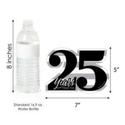 Big Dot Of Happiness We Still Do - 25th Wedding Anniversary - Shaped Thank You Cards - Anniversary Party Thank You Cards With Envelopes - Set Of 12 -Party Planers Store GUEST 7cf355ad f71b 4986 a358 01c761aba564