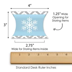 Big Dot Of Happiness Winter Wonderland - Favor Gift Boxes - Snowflake Holiday Party And Winter Wedding Petite Pillow Boxes - Set Of 20 -Party Planers Store GUEST 7e7b0ad6 2713 4976 b806 dc769289bd25