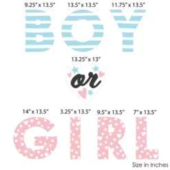 Big Dot Of Happiness Baby Gender Reveal - Team Boy Or Girl Party Decorations - Boy Or Girl - Outdoor Letter Banner 11 Big Dot Of Happiness Baby Gender Reveal - Team Boy Or Girl Party Decorations - Boy Or Girl - Outdoor Letter Banner -Party Planers Store GUEST 7eca3e41 61fa 4b97 92c1 dff6989aa95e
