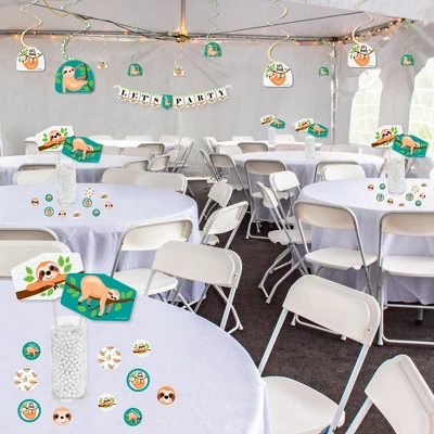 Big Dot Of Happiness Let’s Hang - Sloth - Baby Shower Or Birthday Party Supplies Decoration Kit - Decor Galore Party Pack - 51 Pieces 4 Big Dot Of Happiness Let’s Hang - Sloth - Baby Shower Or Birthday Party Supplies Decoration Kit - Decor Galore Party Pack - 51 Pieces - Image 2