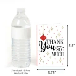 Big Dot Of Happiness Red And Gold Friendsmas - Friends Christmas Party Thank You Cards (8 Count) -Party Planers Store GUEST 7f6bdd69 712c 461d bf59 77c253cb00de