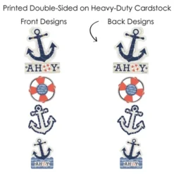 Big Dot Of Happiness Ahoy - Nautical - Baby Shower Or Birthday Party Centerpiece Sticks - Showstopper Table Toppers - 35 Pieces -Party Planers Store GUEST 801b99f8 f745 4936 94ba 768f735a32d3