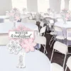 Big Dot Of Happiness Pink Winter Wonderland - Holiday Snowflake Birthday Party & Baby Shower Centerpiece Sticks - Showstopper Table Toppers -35 Pieces -Party Planers Store GUEST 808c31b4 f9d2 427a 8f83 0b7013153ca3