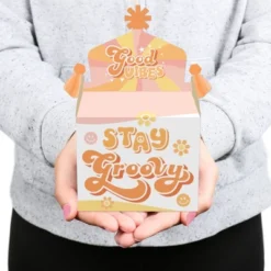 Big Dot Of Happiness Stay Groovy - Treat Box Party Favors - Boho Hippie Party Goodie Gable Boxes - Set Of 12 -Party Planers Store GUEST 80cffc61 767e 4030 8a36 decb55c3a2b0