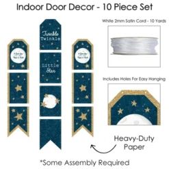 Big Dot Of Happiness Twinkle Twinkle Little Star - Hanging Vertical Paper Door Banners - Baby Shower Or Birthday Party Wall Kit - Indoor Door Decor -Party Planers Store GUEST 80f8aa07 bc03 4d88 b459 a856cc898a0e