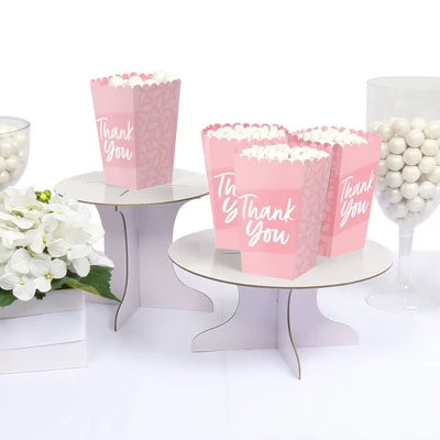 Big Dot Of Happiness Pink Elegantly Simple - Guest Party Favor Popcorn Treat Boxes - Set Of 12 4 Big Dot Of Happiness Pink Elegantly Simple - Guest Party Favor Popcorn Treat Boxes - Set Of 12 - Image 2