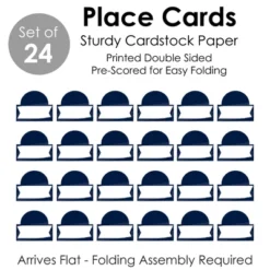 Big Dot Of Happiness Navy Blue Elegantly Simple - Guest Party Favors Tent Buffet Card - Table Setting Name Place Cards - Set Of 24 -Party Planers Store GUEST 8129e638 9b1f 47ee 9b00 6c09a9f09574