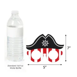 Big Dot Of Happiness Pirate Ship Adventures Glasses, Masks, And Headpieces - Paper Card Stock Skull Birthday Party Photo Booth Props Kit - 10 Count -Party Planers Store GUEST 8201032c e6a7 49c2 a6c6 387b3306eaed