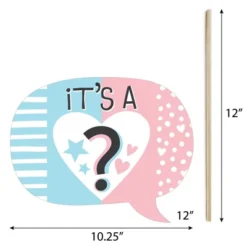 Big Dot Of Happiness Baby Gender Reveal - Team Boy Or Girl Party Photo Booth Props Kit - 20 Count -Party Planers Store GUEST 822f1f49 9abf 4bb9 bb2e 47291f49b792