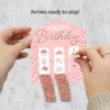 Big Dot Of Happiness Pink Rose Gold Birthday - Happy Birthday Party Game Pickle Cards - Pull Tabs 3-in-a-Row - Set Of 12 -Party Planers Store GUEST 840cdcc2 1a52 4bb8 909b e12f256ce105