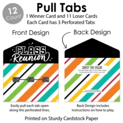 Big Dot Of Happiness Still Got Class - High School Reunion Party Game Pickle Cards - Pull Tabs 3-in-a-Row - Set Of 12 -Party Planers Store GUEST 8436c689 ca50 4256 a7fd f688a5bd0a41