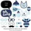 Big Dot Of Happiness Hello Little One - Blue And Silver - Boy Baby Shower Photo Booth Props Kit - 20 Count -Party Planers Store GUEST 8483c7ac 24b5 4154 a8bd 2991c53fe1dc