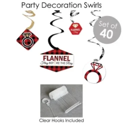 Big Dot Of Happiness Flannel Fling Before The Ring - Buffalo Plaid Bachelorette Party Supplies - Banner Decoration Kit - Fundle Bundle -Party Planers Store GUEST 84e5231e 44f6 4be4 89e4 553bcdde7228