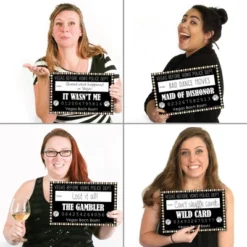 Big Dot Of Happiness Vegas Before Vows - Las Vegas Bridal Shower Or Bachelorette Party Mug Shots - Photo Booth Props Mugshot Signs - 20 Count -Party Planers Store GUEST 8603eab0 2dd5 4e21 a003 acebc6476749