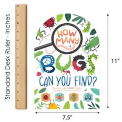 Big Dot Of Happiness Buggin' Out - Bugs Birthday Party Scavenger Hunt - 1 Stand And 48 Game Pieces - Hide And Find Game -Party Planers Store GUEST 8769cbf9 2c0d 4b5f 9ae8 ef891998e5e5