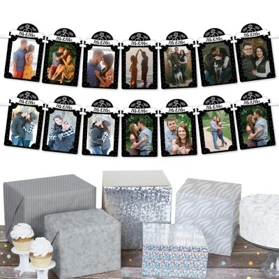 Big Dot Of Happiness Mr. And Mrs. - DIY Black And White Wedding Or Bridal Shower Decor - Picture Display - Photo Banner 3 Big Dot Of Happiness Mr. And Mrs. - DIY Black And White Wedding Or Bridal Shower Decor - Picture Display - Photo Banner