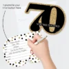 Big Dot Of Happiness Adult 70th Birthday - Gold - Shaped Fill-In Invitations - Birthday Party Invitation Cards With Envelopes - Set Of 12 -Party Planers Store GUEST 8861eff2 c587 46fe a2d9 08d0beac1551