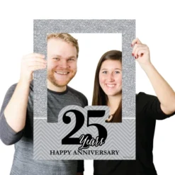 Big Dot Of Happiness We Still Do - 25th Wedding Anniversary Selfie Photo Booth Picture Frame & Props - Printed On Sturdy Material -Party Planers Store GUEST 88c5d63b a2e9 4df1 aaa8 cc7ec3f5abdc
