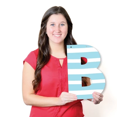 Big Dot Of Happiness Baby Gender Reveal - Team Boy Or Girl Party Decorations - Boy Or Girl - Outdoor Letter Banner 7 Big Dot Of Happiness Baby Gender Reveal - Team Boy Or Girl Party Decorations - Boy Or Girl - Outdoor Letter Banner - Image 5