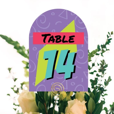 Big Dot Of Happiness 90’s Throwback - 1990s Party Double-Sided 5 X 7 Inches Cards - Table Numbers - 1-20 5 Big Dot Of Happiness 90’s Throwback - 1990s Party Double-Sided 5 X 7 Inches Cards - Table Numbers - 1-20 - Image 3