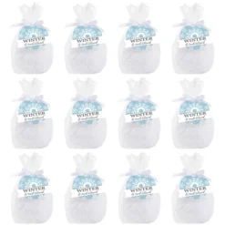 Big Dot Of Happiness Winter Wonderland - Snowflake Holiday Party And Winter Wedding Clear Goodie Favor Bags - Treat Bags With Tags - Set Of 12 -Party Planers Store GUEST 8a7f231c 524f 438d bb3d 81970fa9de06