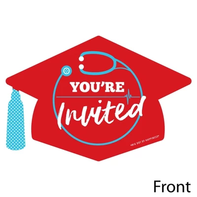 Big Dot Of Happiness Nurse Graduation - Shaped Fill-in Invitations - Medical Nursing Graduation Party Invitation Cards With Envelopes - Set Of 12 3 Big Dot Of Happiness Nurse Graduation - Shaped Fill-in Invitations - Medical Nursing Graduation Party Invitation Cards With Envelopes - Set Of 12