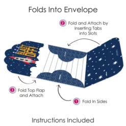 Big Dot Of Happiness Blast Off To Outer Space - Fill-In Cards - Rocket Ship Baby Shower Or Birthday Party Fold And Send Invitations - Set Of 8 10 Big Dot Of Happiness Blast Off To Outer Space - Fill-In Cards - Rocket Ship Baby Shower Or Birthday Party Fold And Send Invitations - Set Of 8 -Party Planers Store GUEST 8bdce198 9289 4893 88ca bc1b03009c27