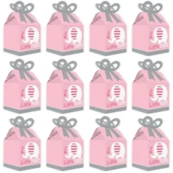 Big Dot Of Happiness Pink Elephant - Square Favor Gift Boxes - Girl Baby Shower Or Birthday Party Bow Boxes - Set Of 12 -Party Planers Store GUEST 8c1dee84 20d2 4ae9 bd92 4acf0cc5acbe