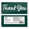 Big Dot Of Happiness Emerald Elegantly Simple - Candy Bar Wrapper Guest Party Favors - Set Of 24