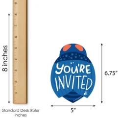 Big Dot Of Happiness Buggin' Out - Shaped Fill-In Invitations - Bugs Birthday Party Invitation Cards With Envelopes - Set Of 12 -Party Planers Store GUEST 8ccbee40 d99d 48cc 88bc 597e310a6bf2