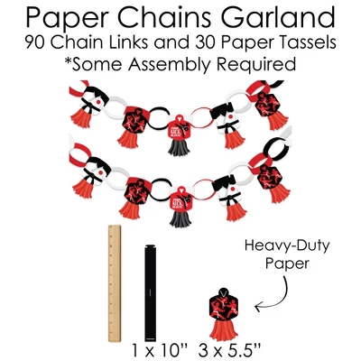 Big Dot Of Happiness Karate Master - Banner And Photo Booth Decorations - Martial Arts Birthday Party Supplies Kit - Doterrific Bundle 6 Big Dot Of Happiness Karate Master - Banner And Photo Booth Decorations - Martial Arts Birthday Party Supplies Kit - Doterrific Bundle - Image 4