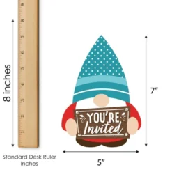 Big Dot Of Happiness Garden Gnomes - Shaped Fill-In Invitations - Forest Gnome Party Invitation Cards With Envelopes - Set Of 12 -Party Planers Store GUEST 8cfe2988 f90b 4b0d bd0f db58762a2cd9