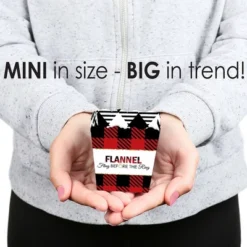 Big Dot Of Happiness Flannel Fling Before The Ring - Party Mini Favor Boxes - Buffalo Plaid Bachelorette Party Treat Candy Boxes - Set Of 12 -Party Planers Store GUEST 8dc0a889 3f9d 4643 90bd 2f038213bc80