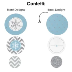 Big Dot Of Happiness Winter Wonderland - Snowflake Holiday Party And Winter Wedding Decor And Confetti - Terrific Table Centerpiece Kit - Set Of 30 -Party Planers Store GUEST 8dea98e9 857e 4797 bf45 88e12632e890