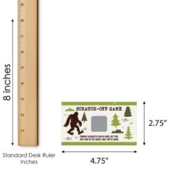 Big Dot Of Happiness Sasquatch Crossing - Bigfoot Party Or Birthday Party Game Scratch Off Cards - 22 Count 9 Big Dot Of Happiness Sasquatch Crossing - Bigfoot Party Or Birthday Party Game Scratch Off Cards - 22 Count -Party Planers Store GUEST 8e4c90ae 0ba8 453c 930d 01faf0cf486c