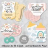 Big Dot Of Happiness Hello Rainbow - 4 Boho Baby Shower Games - 10 Cards Each - Gamerific Bundle -Party Planers Store GUEST 8e4e5320 9580 4a3c 87ae ff42f8d94607