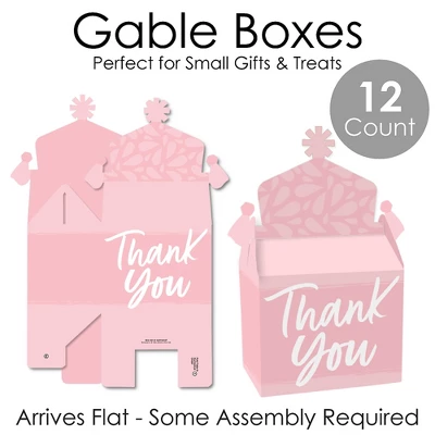Big Dot Of Happiness Pink Elegantly Simple - Treat Box Party Favors - Guest Party Favors Goodie Gable Boxes - Set Of 12 6 Big Dot Of Happiness Pink Elegantly Simple - Treat Box Party Favors - Guest Party Favors Goodie Gable Boxes - Set Of 12 - Image 4