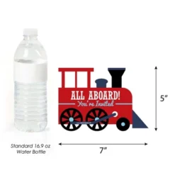Big Dot Of Happiness Railroad Party Crossing - Shaped Fill-in Invitations - Train Birthday Or Baby Shower Invitation Cards With Envelopes - Set Of 12 8 Big Dot Of Happiness Railroad Party Crossing - Shaped Fill-in Invitations - Train Birthday Or Baby Shower Invitation Cards With Envelopes - Set Of 12 -Party Planers Store GUEST 91091326 1206 40a6 872f 0d9b5146e0a3