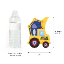 Big Dot Of Happiness Construction Truck - Shaped Fill-in Invitations - Baby Shower Or Birthday Party Invitation Cards With Envelopes - Set Of 12 -Party Planers Store GUEST 9158e176 4c6a 4433 a5da 9985955871d0