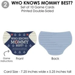 Big Dot Of Happiness Ahoy – Nautical - 4 Baby Shower Games - 10 Cards Each - Gamerific Bundle -Party Planers Store GUEST 9272f7fa 8ae3 4fa7 a47e e0255970b6c3