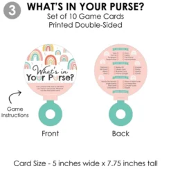 Big Dot Of Happiness Hello Rainbow - 4 Boho Baby Shower Games - 10 Cards Each - Gamerific Bundle -Party Planers Store GUEST 92df975a 7055 4f1c af29 bf62bef38733