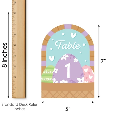 Big Dot Of Happiness Spring Easter Bunny - Happy Easter Party Double-Sided 5 X 7 Inches Cards - Table Numbers - 1-20 8 Big Dot Of Happiness Spring Easter Bunny - Happy Easter Party Double-Sided 5 X 7 Inches Cards - Table Numbers - 1-20 - Image 6