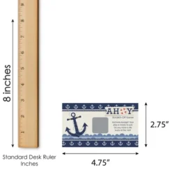 Big Dot Of Happiness Ahoy Nautical - Baby Shower Or Birthday Party Game Scratch Off Cards - 22 Count 9 Big Dot Of Happiness Ahoy Nautical - Baby Shower Or Birthday Party Game Scratch Off Cards - 22 Count -Party Planers Store GUEST 943fbac7 136e 476f 9714 e6e84d76df13